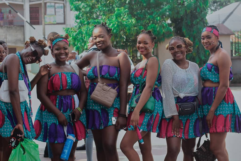 Volunteers at community heritage event